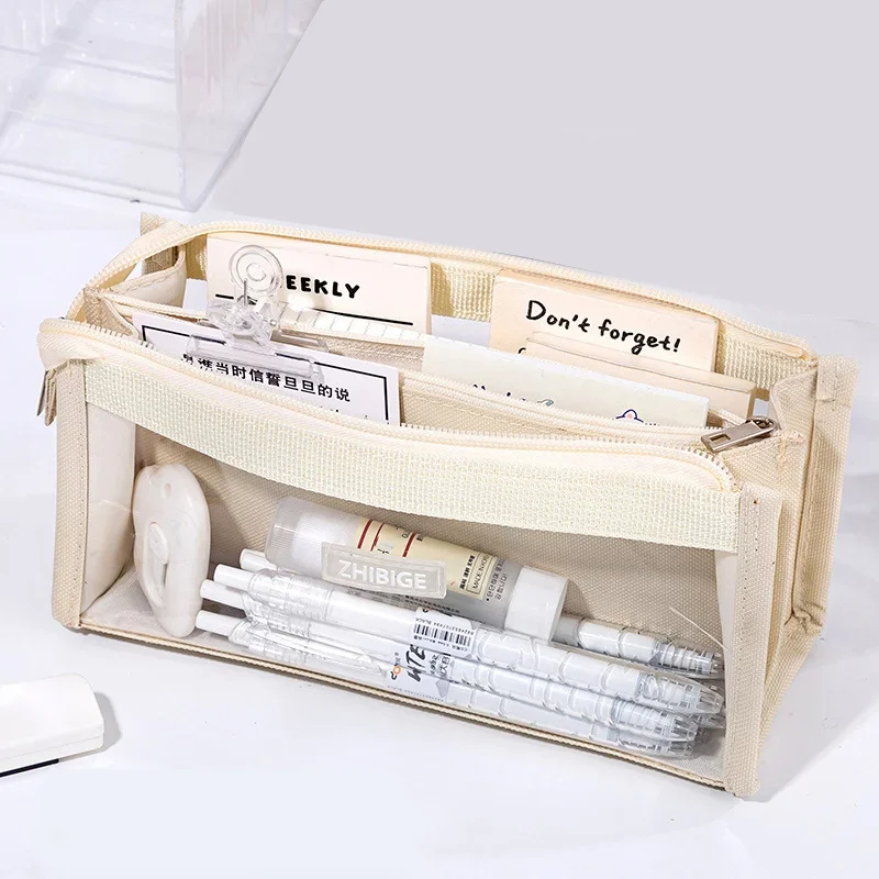6 Layers Large Capacity Pencil - Aesthetic Large Pencil Case Pouch recension och pris