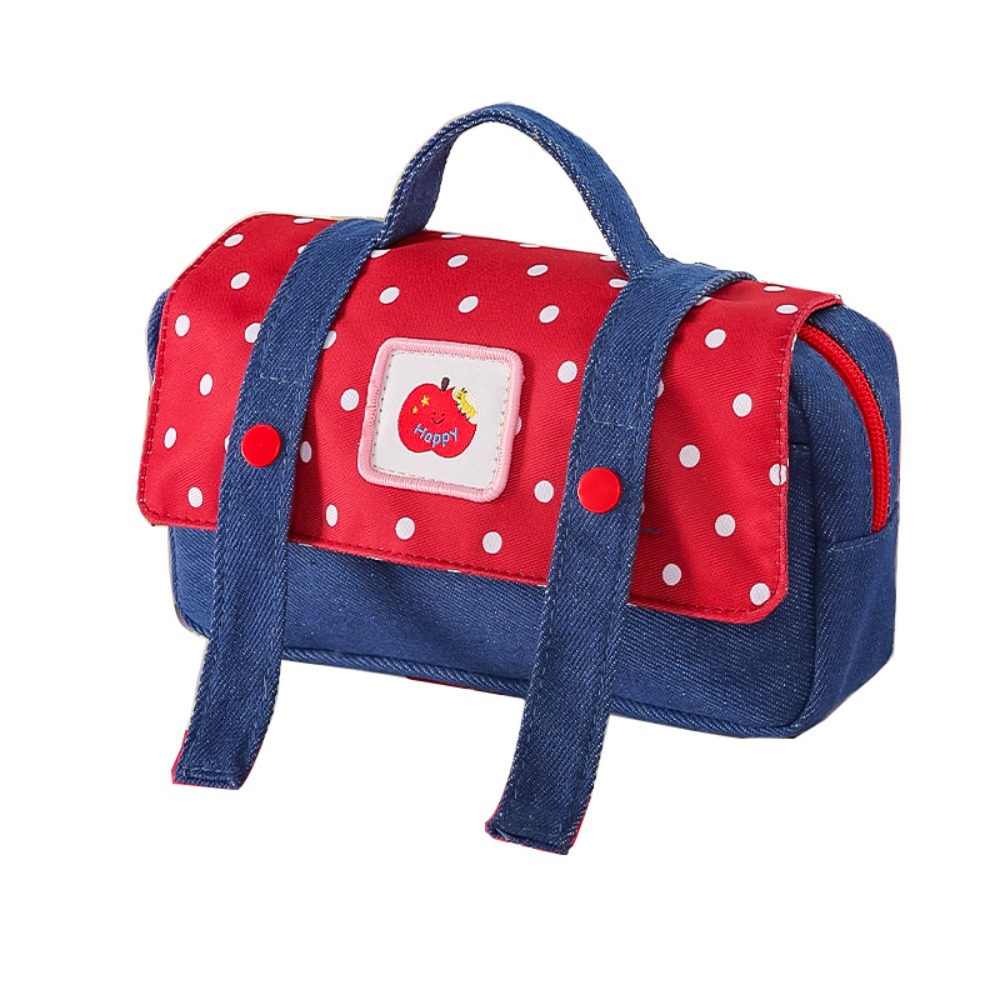 Denim Fruit Cowboy Pencil Case - Aesthetic Large Pencil Case Pouch recension och pris