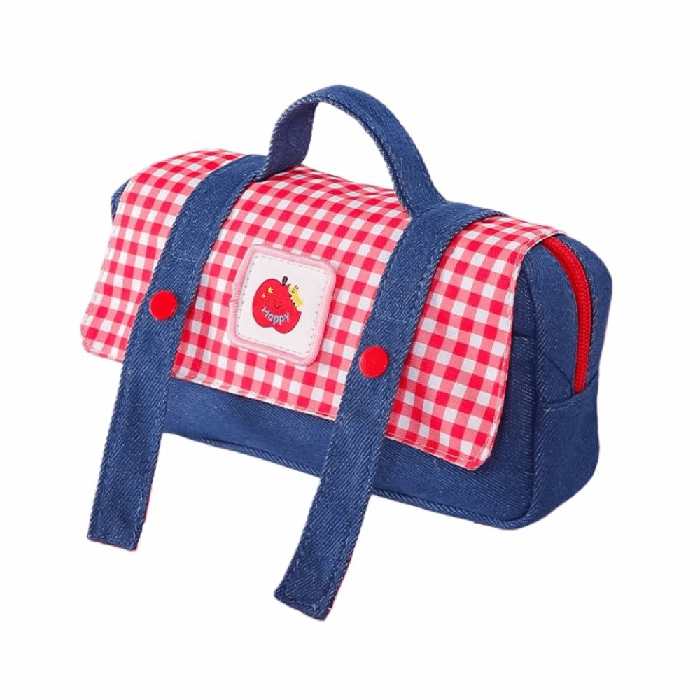Denim Fruit Cowboy Pencil Case - Aesthetic Large Pencil Case Pouch recension och pris