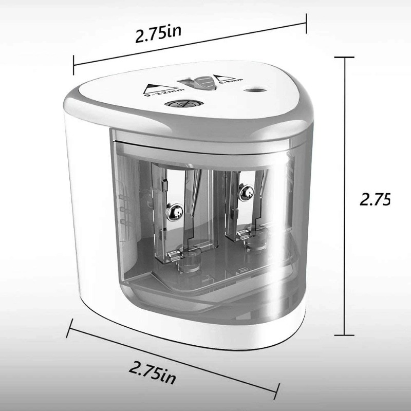 Upgraded Two-Hole Electric Pen - Electric Pencil Sharpener Usb recension och pris
