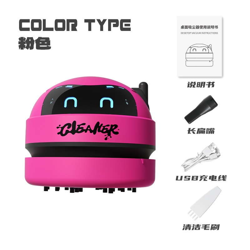 Cartoon Mini Desktop Vacuum Cl - Mini Desktop Vacuum Cleaner For Eraser Dust recension och pris