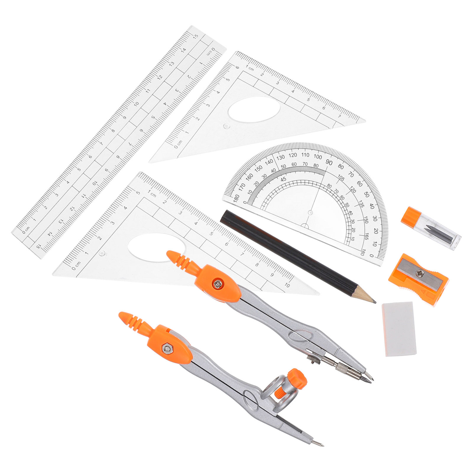 1Set Plastic Alloy Compass Pro - Math Geometry Set With Compass recension och pris